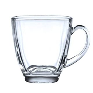 Glass Tea and Coffee Cup (Clear, 140 ml) 6 Pieces at Rs.324